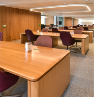 tables and chairs in the Russell Reading Room